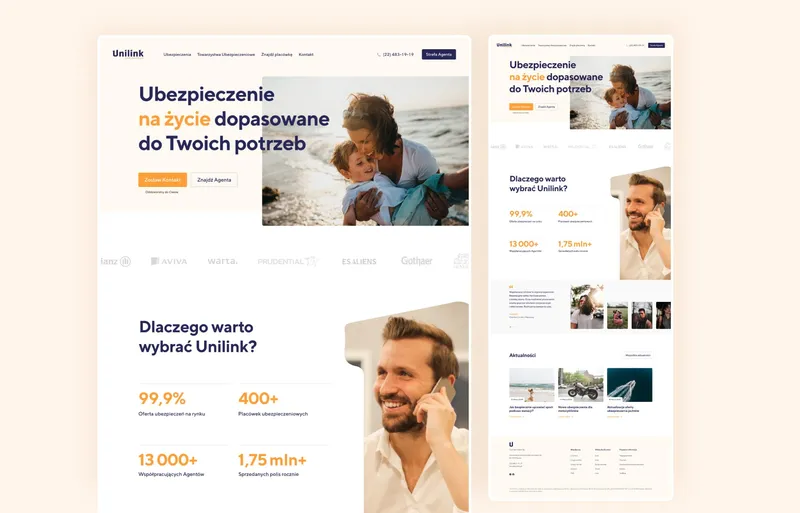 Custom CMS for insurance company